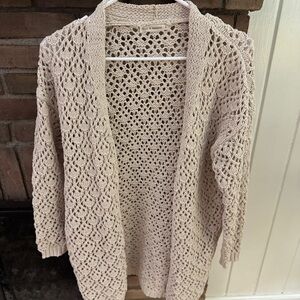 Women's Cream Knit Sweater